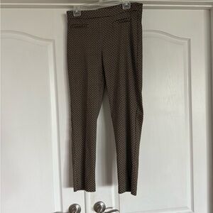 Brown Patterned Pants